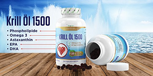 Krill L 1500 135 Softgel Kapseln Hochdosiert Mit 1500 Mg Pro Tag Reich An Epa Dha Astaxanthin Phospholipide Und Omega 3 Fettsuren Antarktis Krilll In Premium Qualitt Vit4ever Krill L 1500 135 Softgel Kapseln Hochdosiert Mit 1500 Mg Pro Tag Reich An Epa Dha Astaxanthin Phospholipide Und Omega 3 Fettsuren Antarktis Krilll In Premium Qualitt Vit4ever