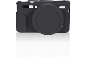 VBESTLIFE Accesorios de la Cámara Deportiva Funda Protectora de Silicona Suave Diseñado para Proteger Camaras de Color Negro para Cámara Nikon G7XII /G7X Mark II.