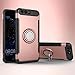 Produktbild YAJIE-Phone Hülle Cover Für Huawei P10 Plus Rüstung Dual Layer 2 In 1 Heavy Duty Shockproof Schutzhülle Mit 360 Grad Drehen Fingerring Halter Und Magnet Auto Halter Fall ( Color : Rose Gold )