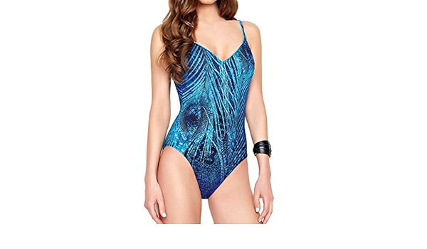 Buy Gottex Women S Santiago V Neck One Piece Swimsuit Multi Blue 6 At Amazon In