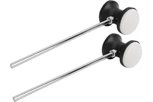 UPALDHOU Mallet Drum Kit, 2Pcs Drum Pedal Beater Mallet Replacement Part Percussion Instrument Accessories