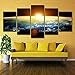Produktbild Abstrakte Malerei Wohnzimmer Wandkunst 5 Stück Universum Sonnenschein Raum Poster Hd Drucke Blaue Erde Bilder Wohnkultur kein rahmen XXL: 16X24-2P   16X32-2P 16X40-1P
