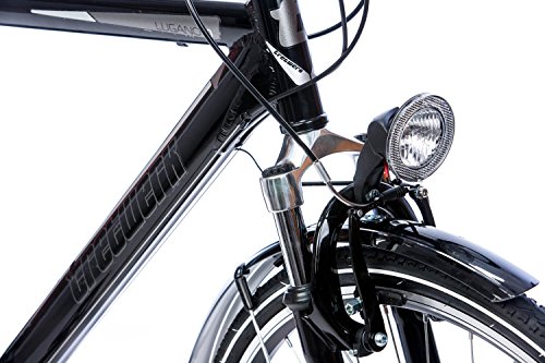 Tretwerk Lugano Comfort 28 Zoll Trekkingrad Schwarz (2017) - 3