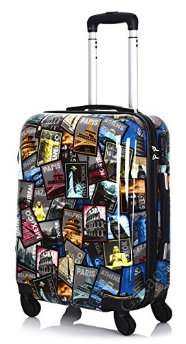 Ormi By G.Kaos - Equipaje de mano  negro Buildings-Y 55cm