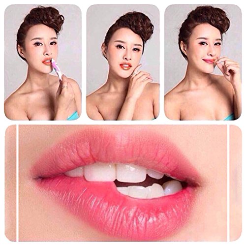 VWH 6pcs Tätowierung Magisch Farbe Abziehen Maske Tönung Lang Anhaltend Matt Wasserfest Lip Gloss lippenglanz -Lippenstift - 5
