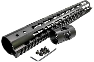 HWZ 7" 9" 10" 12" 13.5" 15" AR15 Free Float Keymod Handguard Picatinny Rail with Barrel Nut for Hunting Tactical