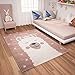 Produktbild VIMODA Teppich Lama König Spiel Zimmer für Kinder Flauschig Qualität Kunstfaser 80x150 cm