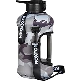 Roxform Suluk Matara 2200 ml, Premium PP Malzeme, Sağlıklı BPA & BPS İ&ccedil;ermez, Kılıflı, &Ccedil;ift Kapaklı, Koku Yapmaz, Sızdırmaz v