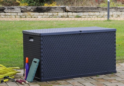 Toomax Kissenbox Multibox Rattan 420, Schwarz - 6