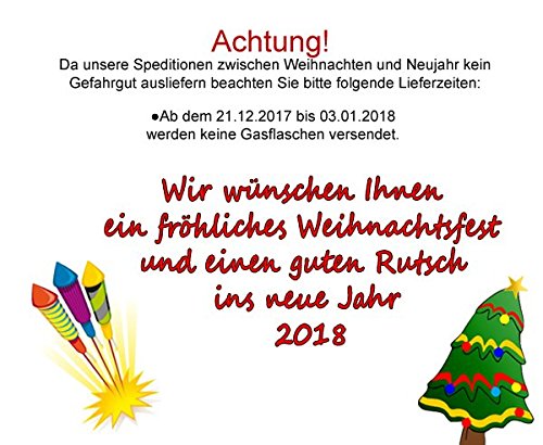 Schutzgas 18 10 Liter Schutzgasflasche neutrale Eigentumsflasche zum MAG Schweißen mit DIN Ventil und Schutzkappe fabrikneu - 2