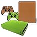 Produktbild Deylaying Leder Optik Körper Wrap Schutzhüllen Sticker Aufkleber Skin Abziehbild #23 für Microsoft Xbox One X Konsole and Controllers (2017 Veröffentlicht)