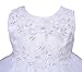 Cinda Girls Christening Gown with Bonnet and Cape White 0 - 3 Months