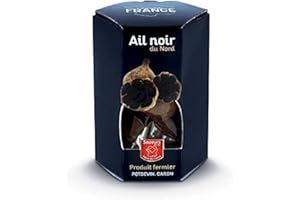 Jemangefrancais Ail Noir du Nord 2 Têtes, 200 g