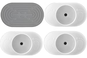 ERTZINLA 4 Pack Baby Gate Wall Protector, Protect Walls & Doorways for Pet & Dog Gates, Pressure Mounted on Stair Gate, No Screw Need