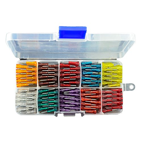 AHL 100x Motocicleta Coche Barco Camión Hoja MIXTA Fusible 5A 7.5A 10A 15A 20A 25A 30A 35A 40A 50A