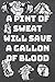 Produktbild A pint of sweat will save a gallon of blood: Fitness Motivation Workout Dot Grid Notebook, Journal or Planner | Funny Weightlifting, Bodybuilding Athlete Gift Idea | Gym Diary | 110 dotted Pages