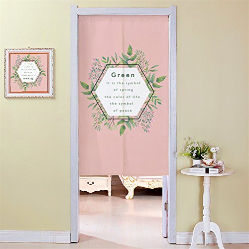 Ommda Modern Linen Doorway Curtain Noren Divider Doorway Curtain
