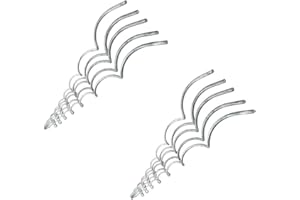 ARTECSIS 10er Pack Spiralstäbe 170cm Pflanzstäbe Rankstäbe Tomatenstäbe aus verzinktem Metall, Rankhilfe für Tomaten Pflanzen Sträucher