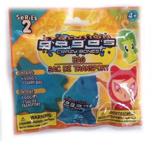 Crazy Bones Gogos Series 2 Evolution BAG 6 Crazy Bones 1 Carry Bag by Magic Box Int.