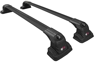 MDAK Compatible con Volkswagen Transporter (T5) 2003-2015 Ace-3 Barras de Techo Auto Portaequipajes Barras Transversales Negro Aluminio 2 Barras