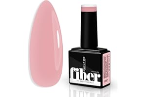 NAILFOR Base Fiber 12ml – Base Semipermanente Gel Rinforzante per Unghie, Smalto Gel UV LED Professionale per Ricostruzione, Alta Adesione e Resistenza (Pinky)