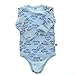 Pippi Baby Boys Body Long Sleeve AO Printed 4 Pack Polo Shirt, Light Blue, 92 cm