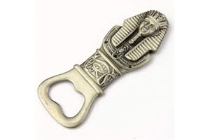 lachineuse - Décapsuleur Toutankhamon - Objet Égyptien Pharaon - Décapsuleur en Métal - Idée Cadeau Originale Souvenir Égypte - Cadeau Homme Femme - Ouvre-Bouteille Original