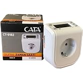 Zaman Ayarlı Dijital Saatli Priz Ct 9182 HSPLİNM-5211