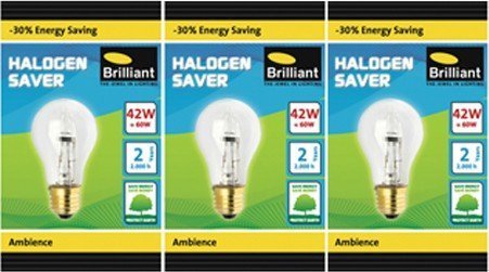 Preisvergleich Produktbild BRI HGL GLOBE 3E R E27 42W 90543B00