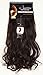 S-noilite- Hot Fashion 17" Curly Clip in Hair Extensions Full Head 8Pcs Hairpiece (Dark Brown)