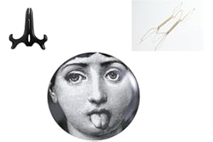 Beccalame Decorative Plates Handmade Ceramic Ornament for Home&Office Wall Decors (with Hanger) (F11)