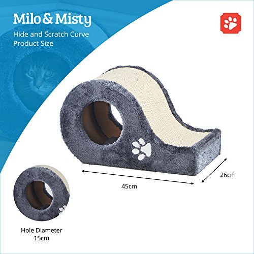 milo and misty cat scratcher