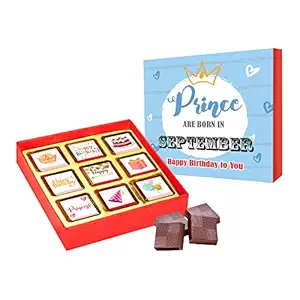 Chocoloony Prince Happy Birthday Chocolate Gift Box with Wishing Card Combo Gift Pack for Boy, Brother, Boyfriends and husband SEP