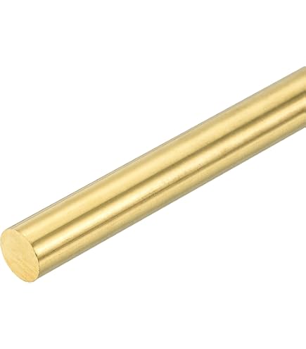 Barre En Laiton H62 - Diamètre 30mm X Longueur 203mm - Pour Bricolage/Modélisme/Construction