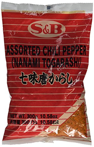 S&B 7 Pepper Spice Mix (Nanami / Schichimi Togarashi) - 1 Borsa, 10.58 Oz