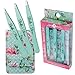 3 Piece Best Tweezers Set By Bella & Bear. 100% Guaranteed Professional Precision Stainless Steel Tweezer Set With Case, Includes Slant, Pointed & Flat Tip Tweezers. Great Eyebrow & Eyelash Tweezers