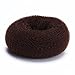 TOOGOO(R) Foam Sponge Magic Donut Bun Former Maker Ring Hair Styling Tool Brown Chic