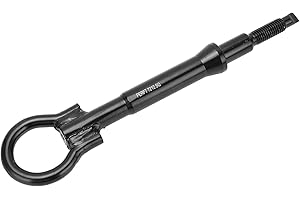 AQXREIGHT Robuster Abschleppösen-Ringhaken aus Geschmiedetem Stahl, Hohe Härte, 674421, Auto-Abschlepphaken, Ersatz für C3, C4, C5, B9, Kaktus,