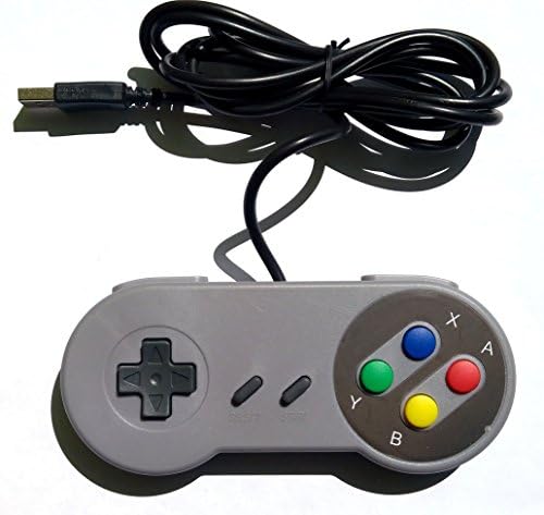 Retrozone SNES-style USB Gamepad v2 for Windows PC, MAC, Raspberry Pi Retropie