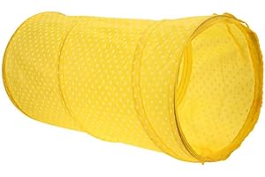 BOENTA Juguete Gato Juguetes Gatos Interactivos Tubo Plegable Gato Perro Tubo Jugar Juguete Interactivo Entrenamiento Juguete Cachorro Gatito TúNel para Mascota Gatito Jugando Yellow