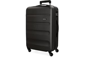 ROLL ROAD Flex Valigia rigida realizzata in ABS, materiale, chiusura laterale a combinazione, 4 ruote doppie, bagaglio a mano, interno pratico con scomparto