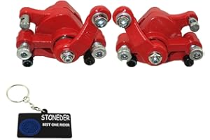 stoneder Pinza de freno de disco delantero y trasero para 47 cc 49 cc Minimoto Mini Moto Scooter Kid para bicicleta de bolsillo 2 tiempos la suciedad bebé Crosser ATV goped