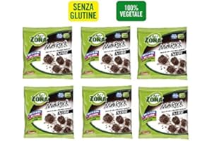 ENERVIT S.P.A. ENERZONA - MINIROCK 40-30-30 NOIR - 6 MINIPACK DA 24 g. Snack di soia e cioccolato fondente Noir .1 minipack = 1 blocco. Senza glutine, vegan.