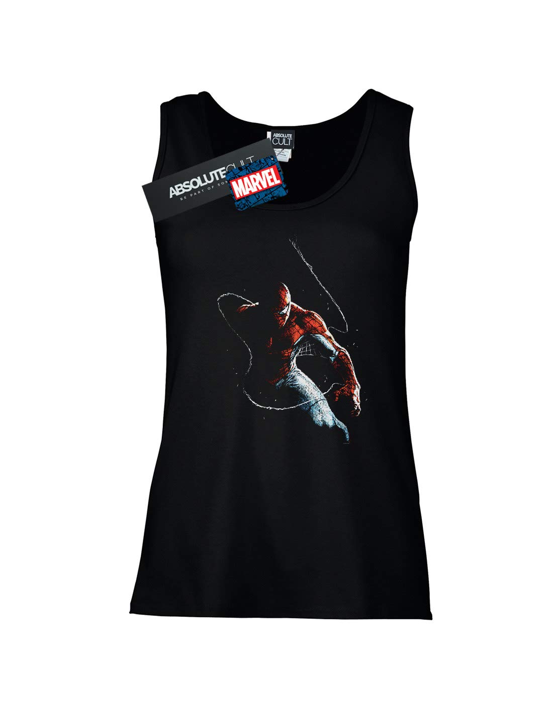 Marvel-Universe-Damen-Spider-Man-Painting-Muskelshirt
