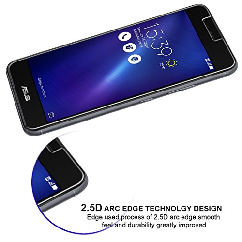  3 Unidades  Asus Zenfone 3 Max ZC520TL 5 2   Protector de Pantalla  iVoler Protector de Pantalla de Vidrio Templado Cristal Protector para Asus Zenfone 3 Max ZC520TL 5 2   -Dureza de Grado 9H  Espesor 0 30 mm  2 5D Round Edge- Ultra-trasparente   Anti-golpe   Ajuste Perfecto   No hay Burbujas - Garant  a Incondicional de 18 Meses