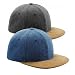 Produktbild EQT-FASHION 2 x Damen Herren Retro Look Mütze Set Pack Snapback Panel Rap Rapper Cap