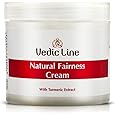 Vedicline Natural Fairness Cream, Reduces Redness, Pimples & Acne with Turmeric Extract, Mango Extract, Soya Oil for Restoring Fairness Glow, 100ml