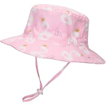 Cappellino Da Sole Per Bambina 3-6 Mesi: UPF 50+, Tesa Larga, Bianco