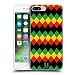 Produktbild Head Case Designs Diamant Rasta Farbige Muster Ruckseite Hülle für Apple iPhone 7 Plus