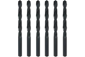 Misuyue 3mm HSS Metal Drill Bits, 6pcs Carbide Drilling Bit Sets, Twist Drill Bit suitable for Copper Aluminium Iron Plastic, Wood Drilling Bits